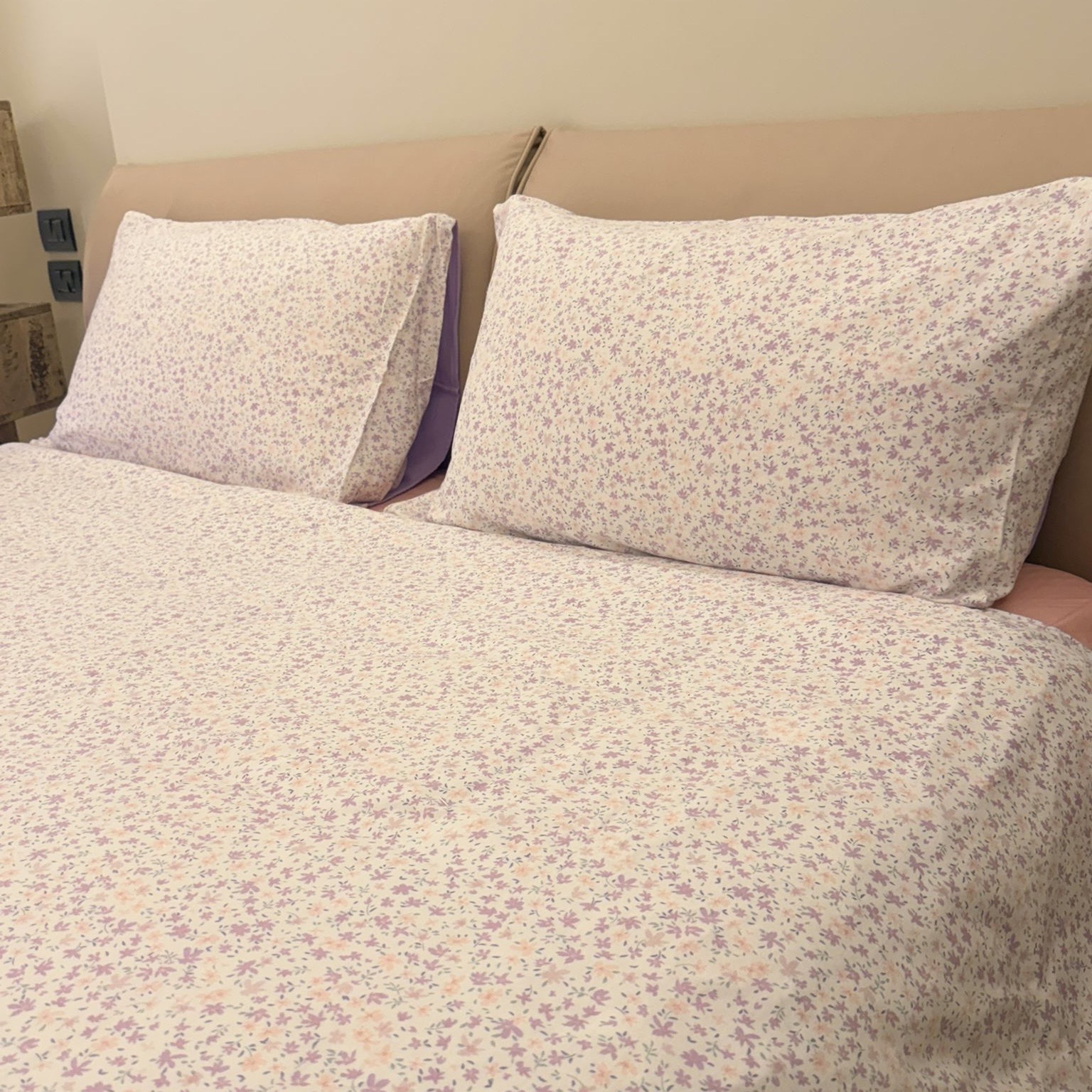 Copripiumino matrimoniale “Flowers” caldo cotone