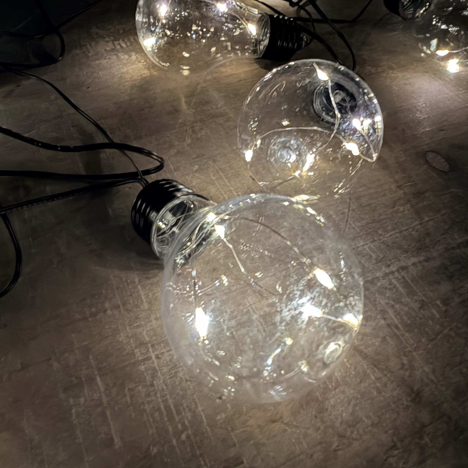 Set 10 lampadine ricarica solare  6,5 metri