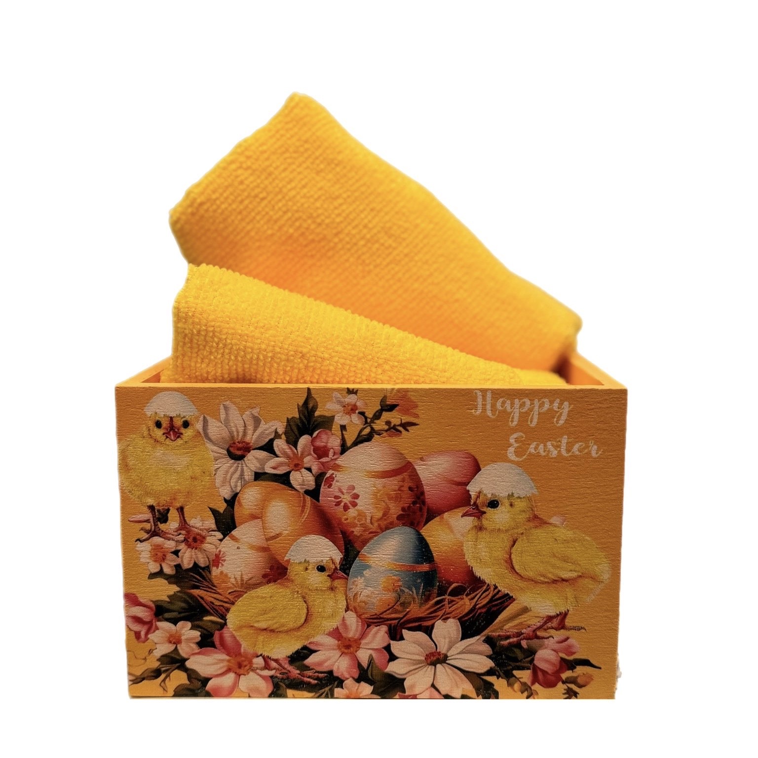 Set 4 lavette con cassettina 