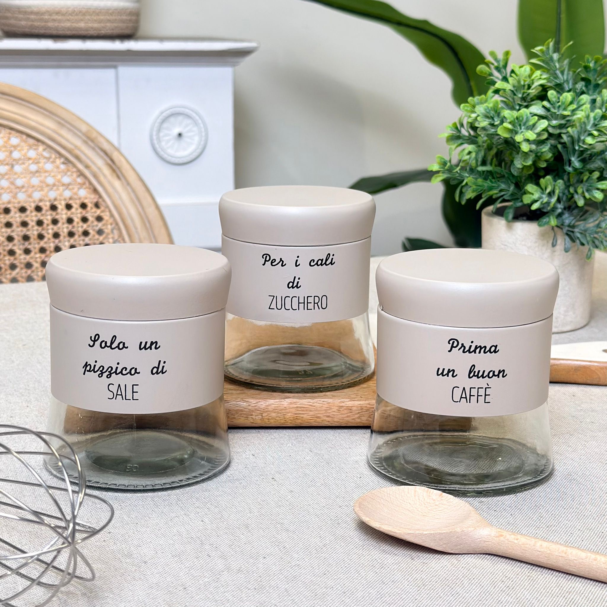 Set 3 barattoli 