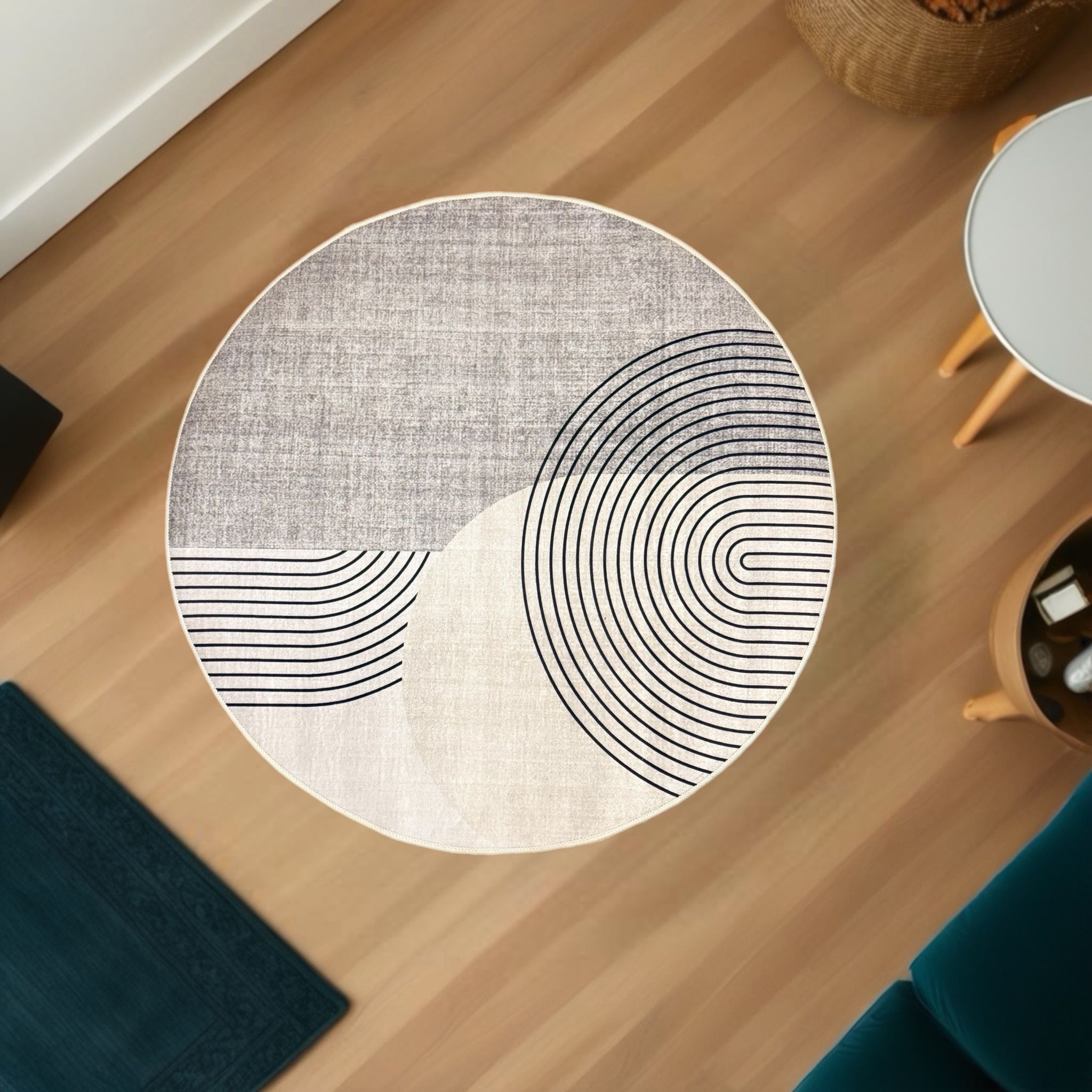 Tappeto tondo arredo 