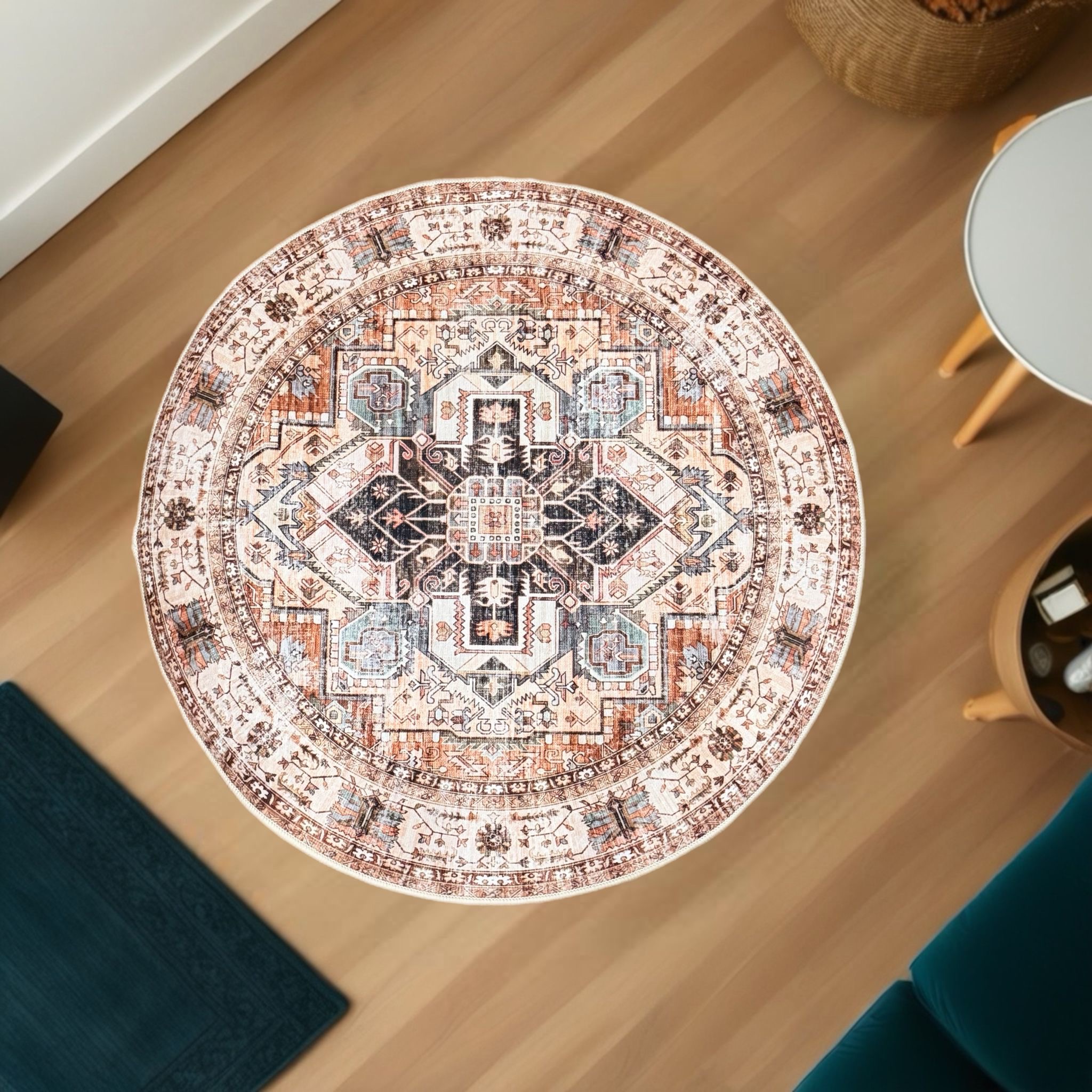 Tappeto tondo arredo 