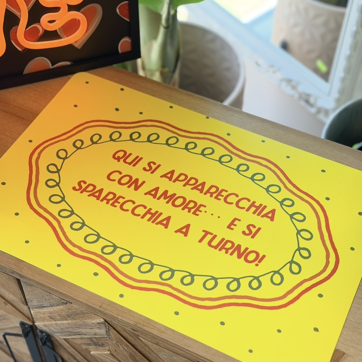 Set 4 tovagliette “Sincere” apparecchia