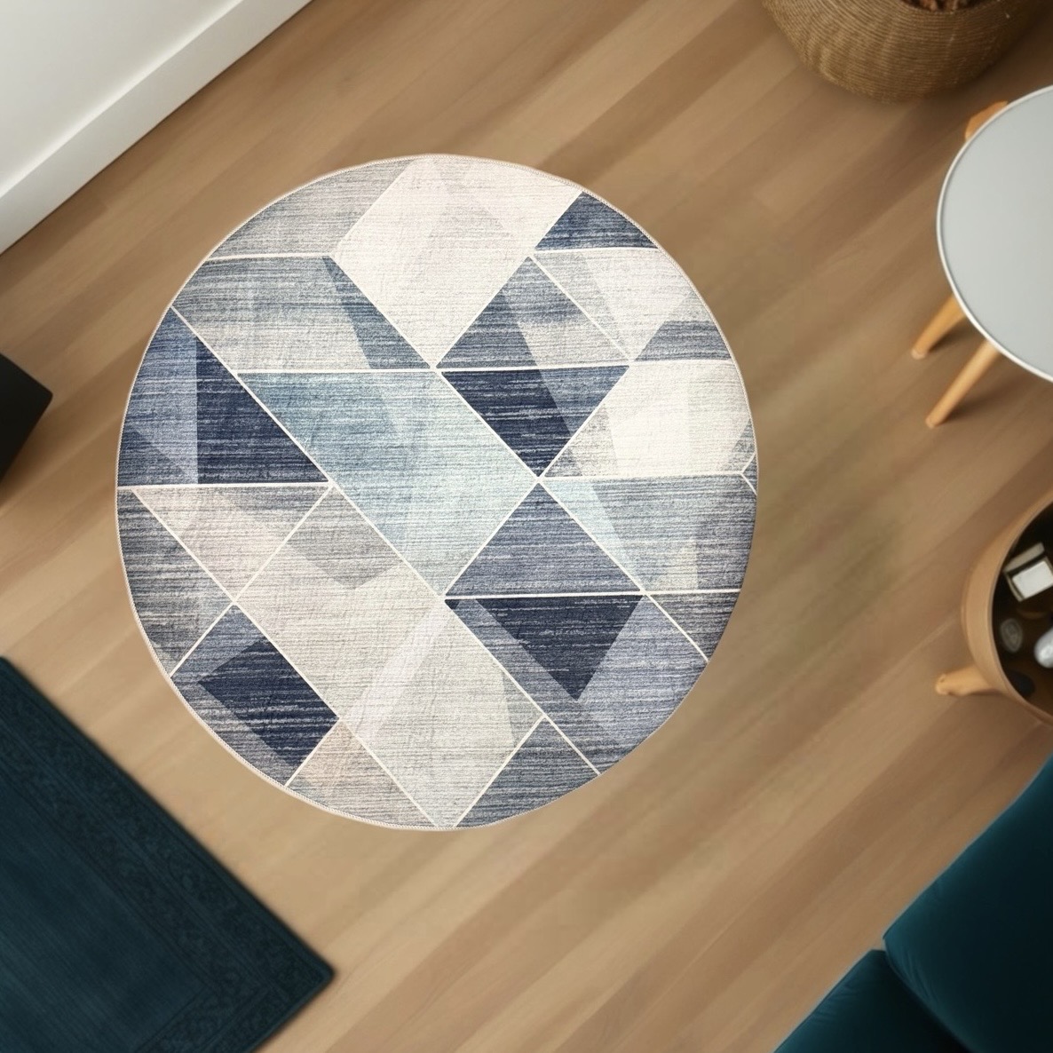 Tappeto tondo arredo 