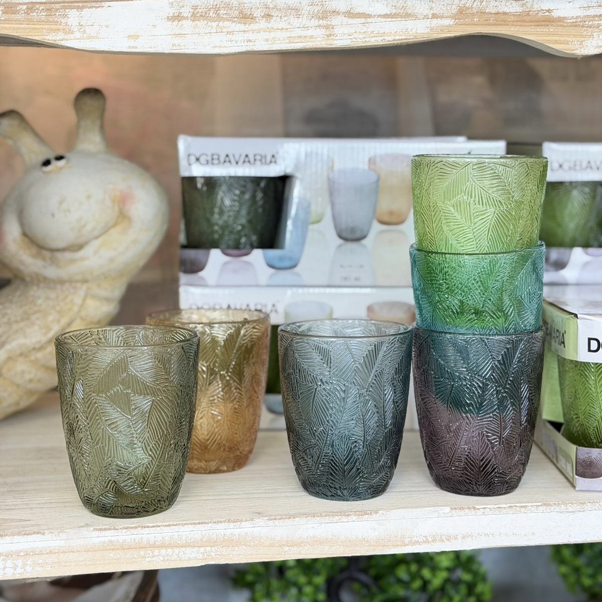 Set 6 bicchieri in vetro 