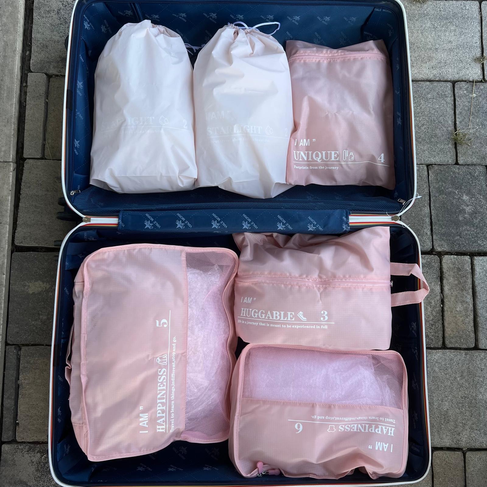 Set 6 pezzi per viaggio 