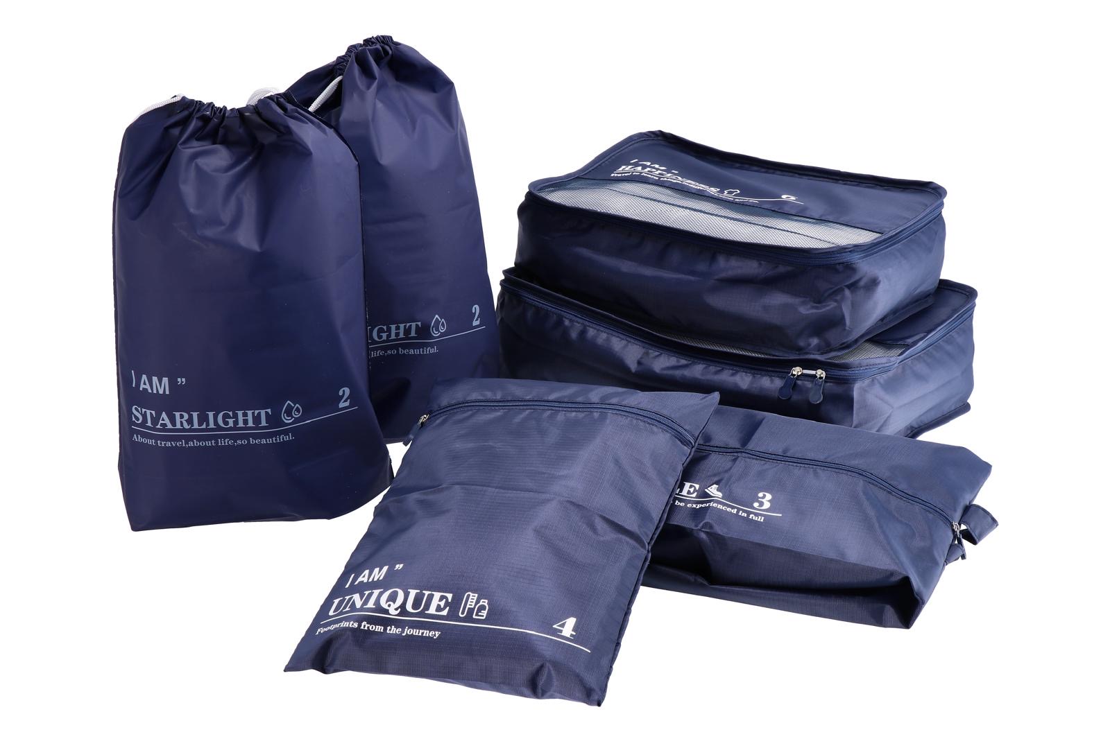 Set 6 pezzi per viaggio 