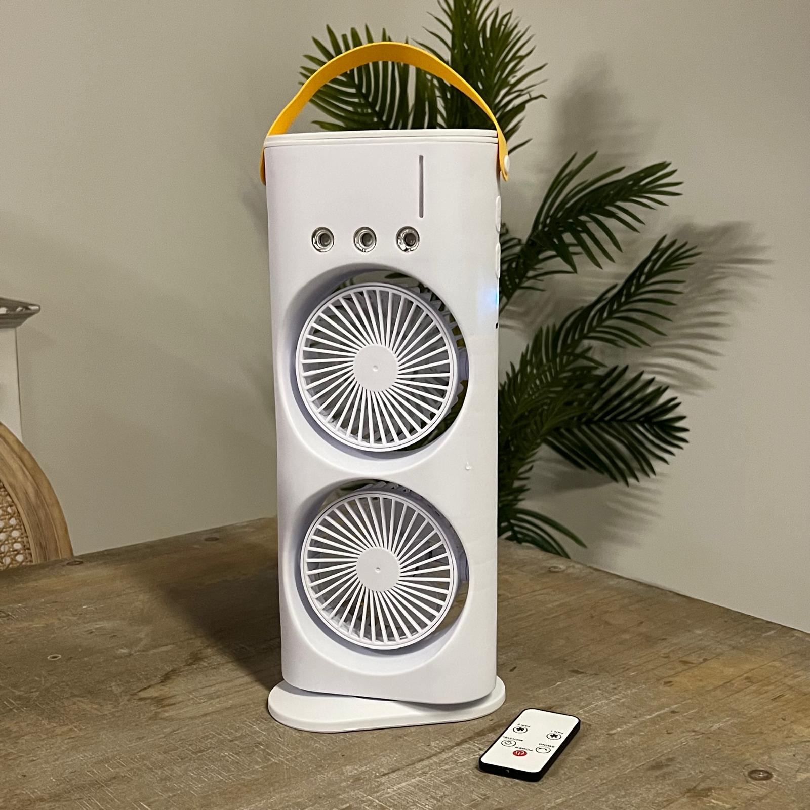 Ventilatore con nebulizzatore