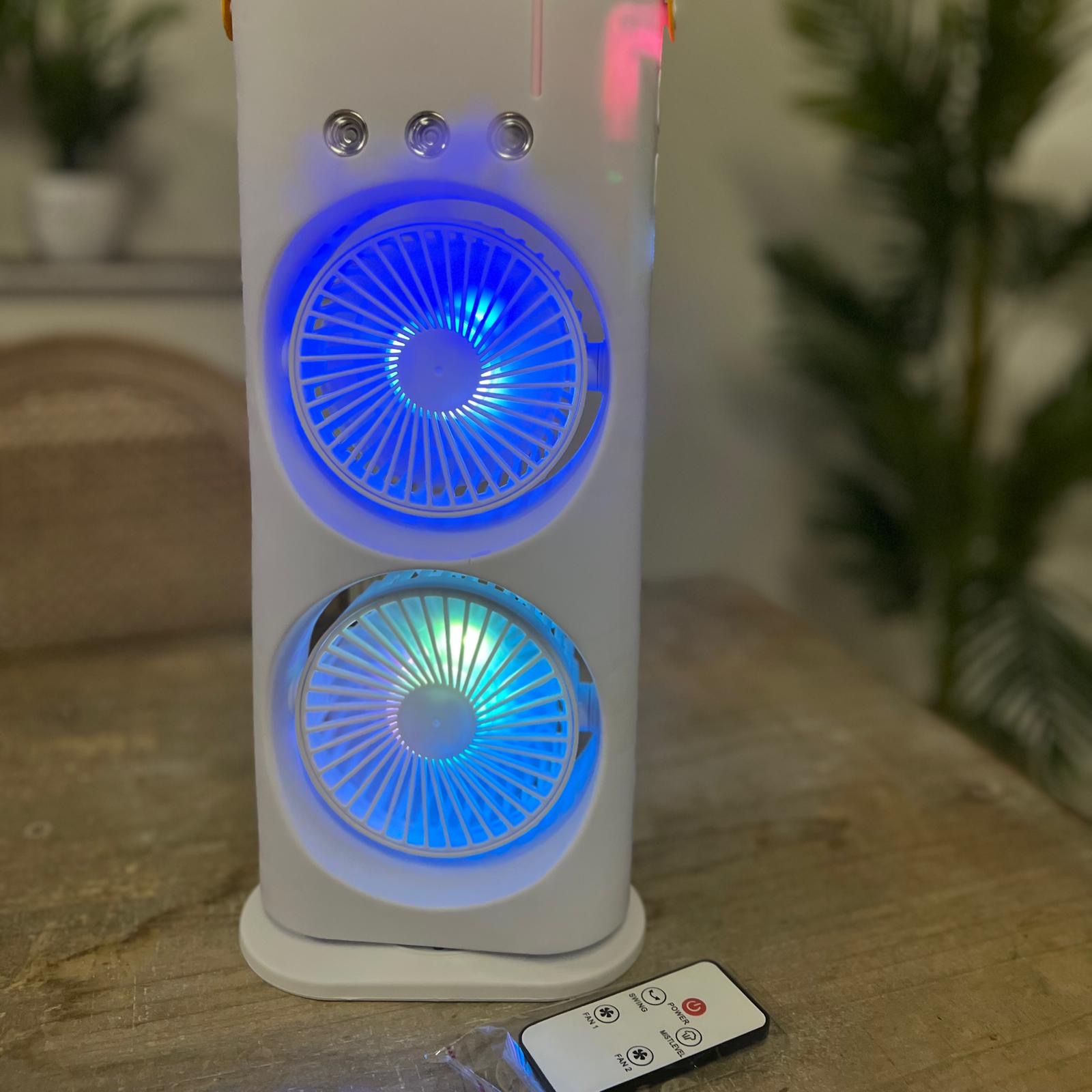 Ventilatore con nebulizzatore