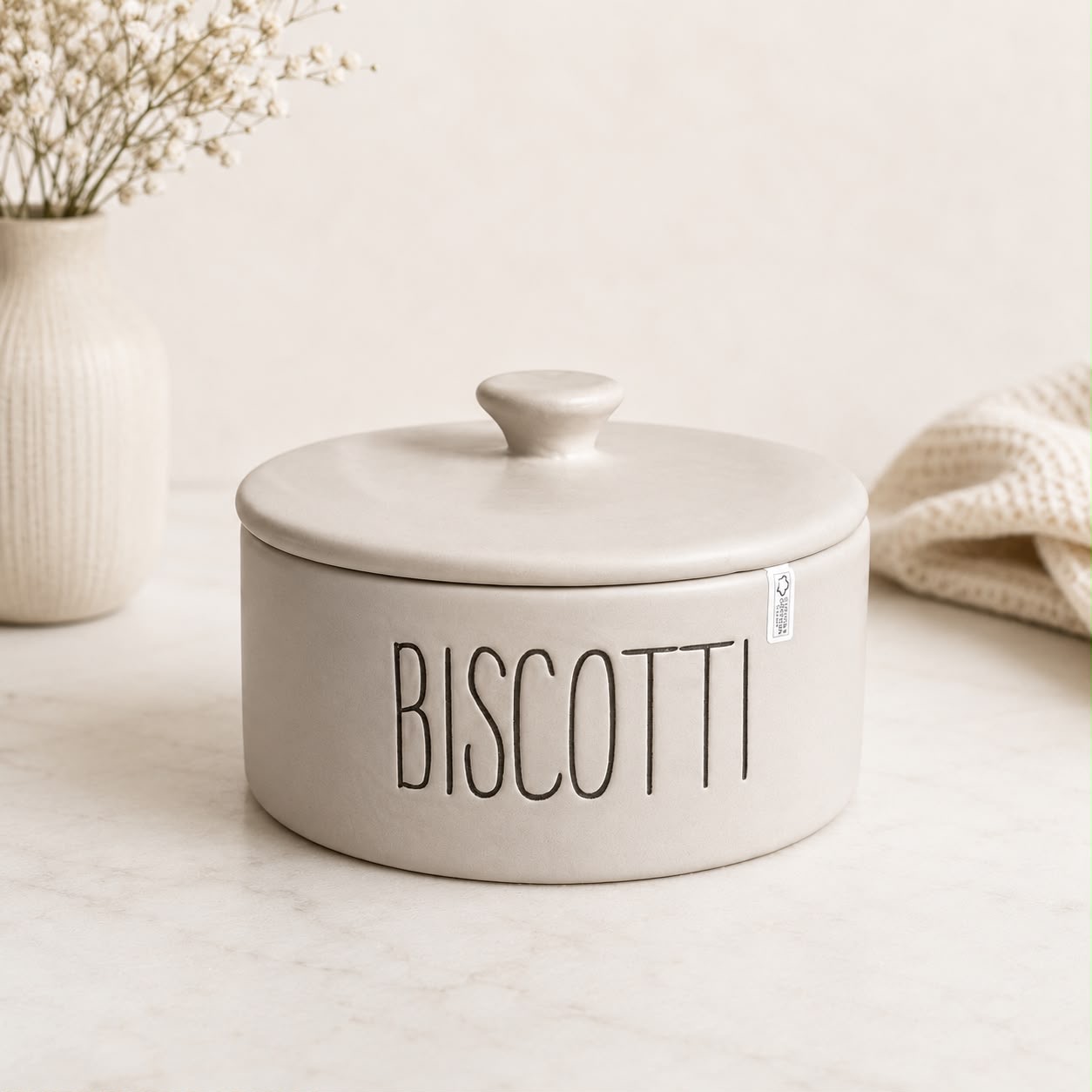 Biscottiera in ceramica 