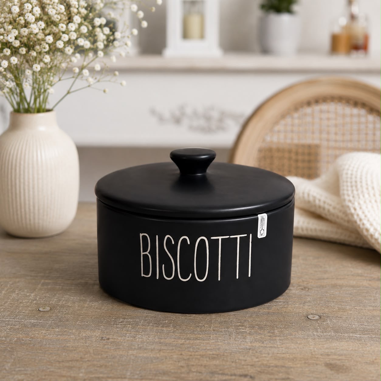 Biscottiera in ceramica 