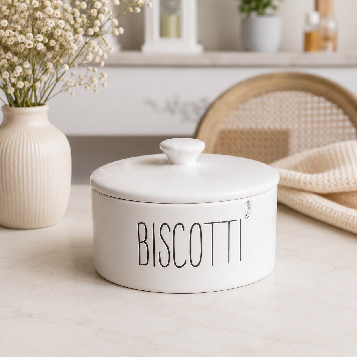 Biscottiera in ceramica 