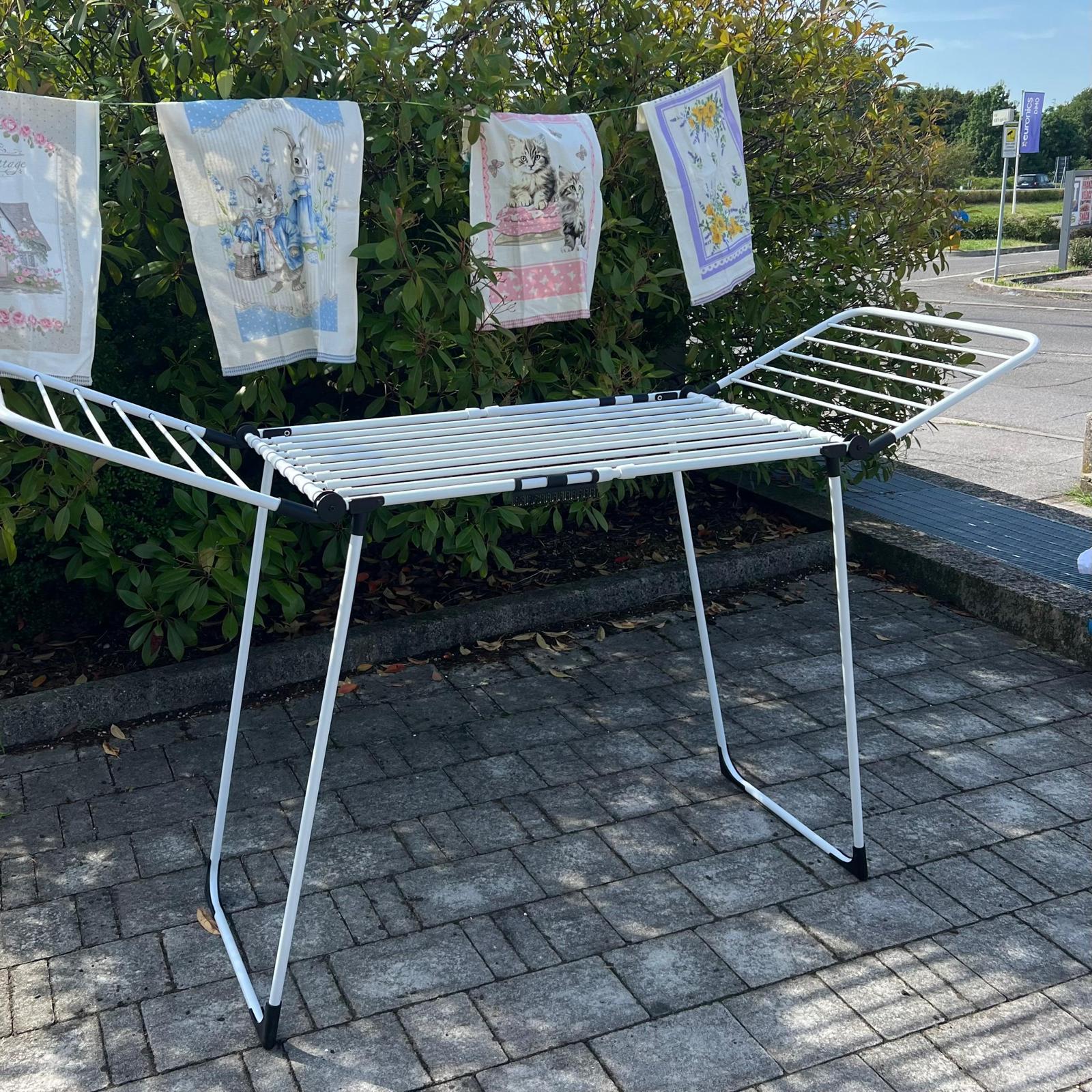 Stendibiancheria allungabile bianco 260cm