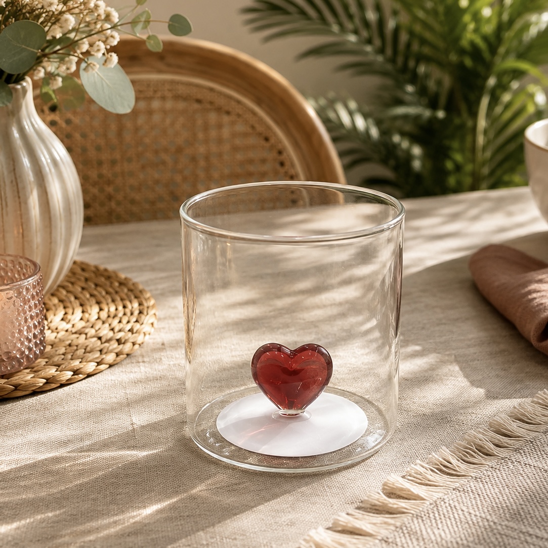 Bicchiere in vetro 3D 