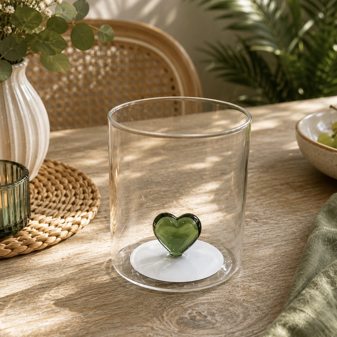 Bicchiere in vetro 3D 
