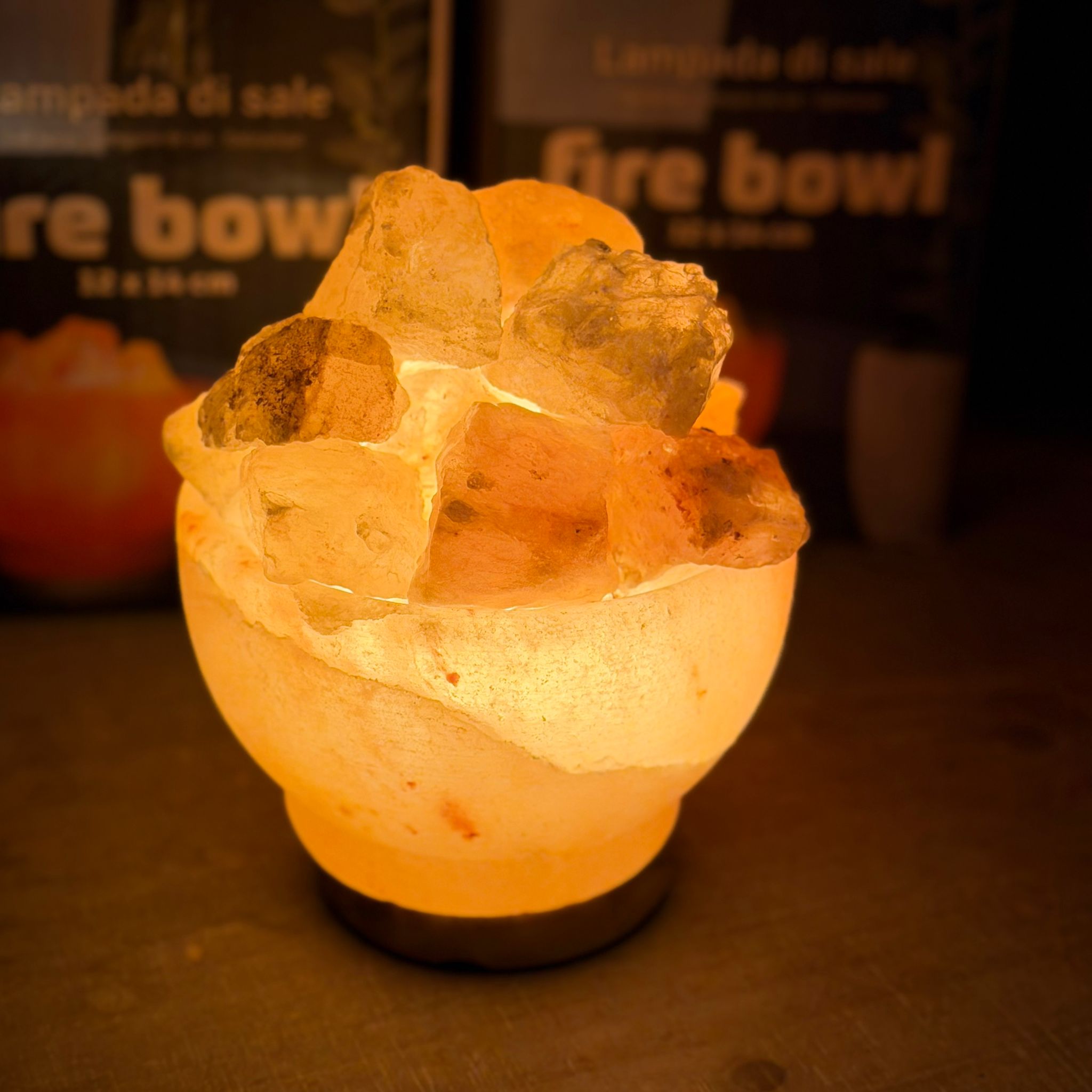 Lampada di sale dell’Himalaya 