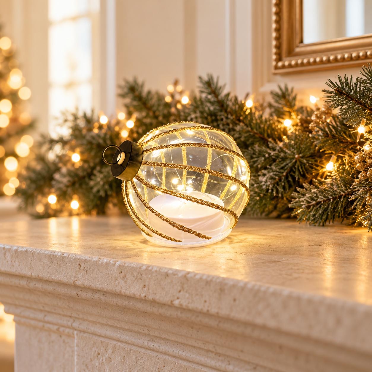 Decorazione luminosa pallina 