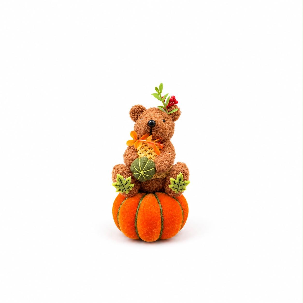 Orsetto zucca “Autumn” arancio