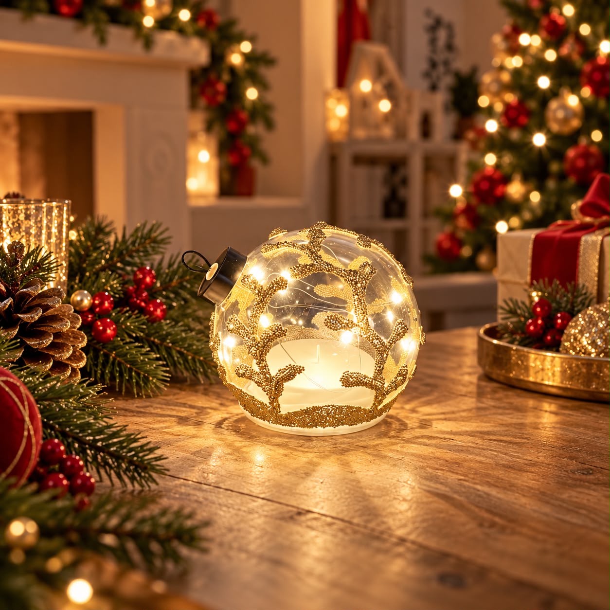Decorazione luminosa pallina 
