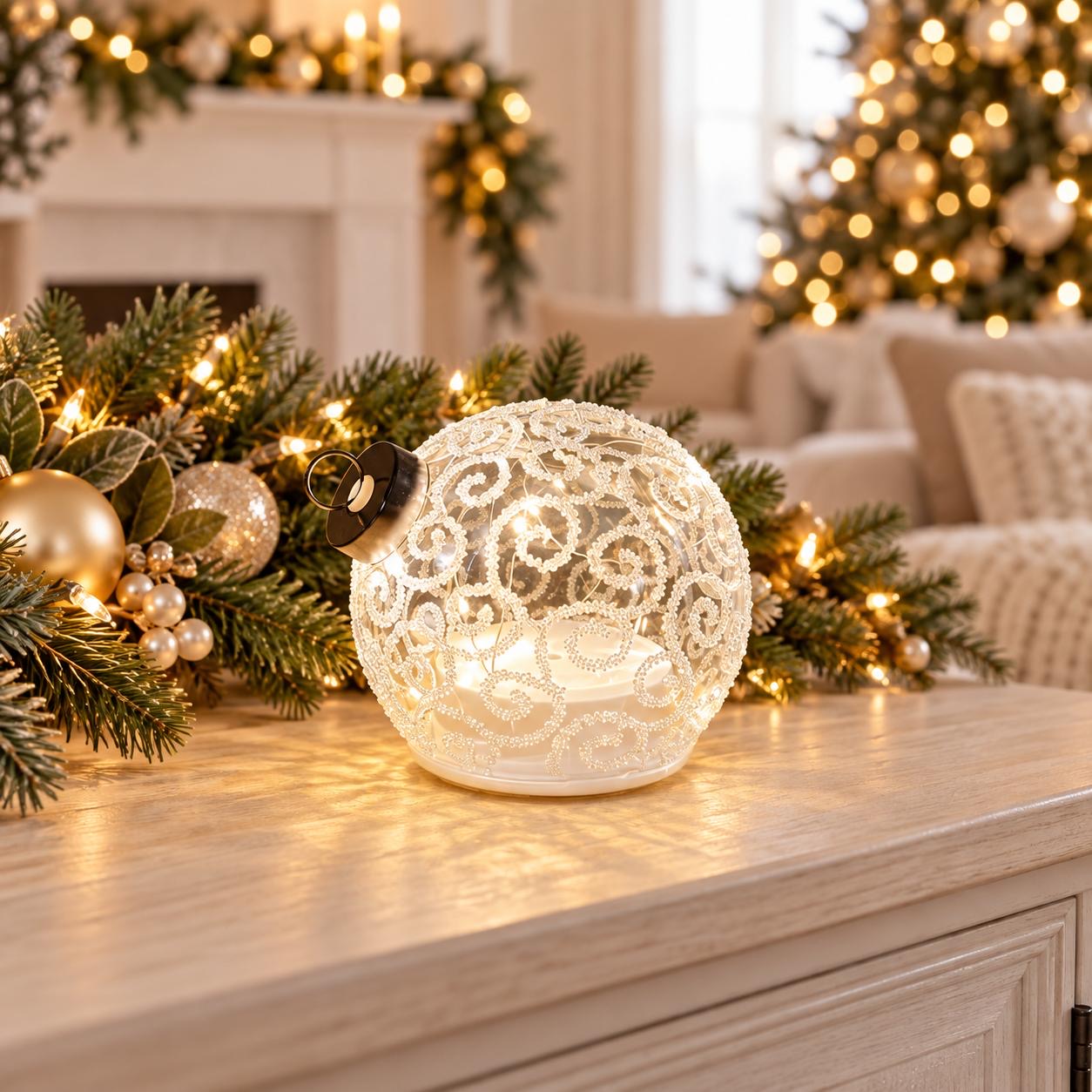 Decorazione luminosa pallina 