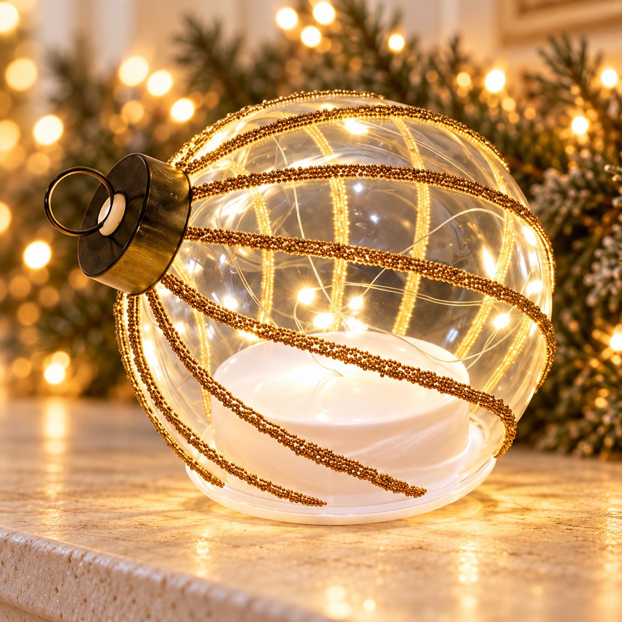 Decorazione luminosa pallina 