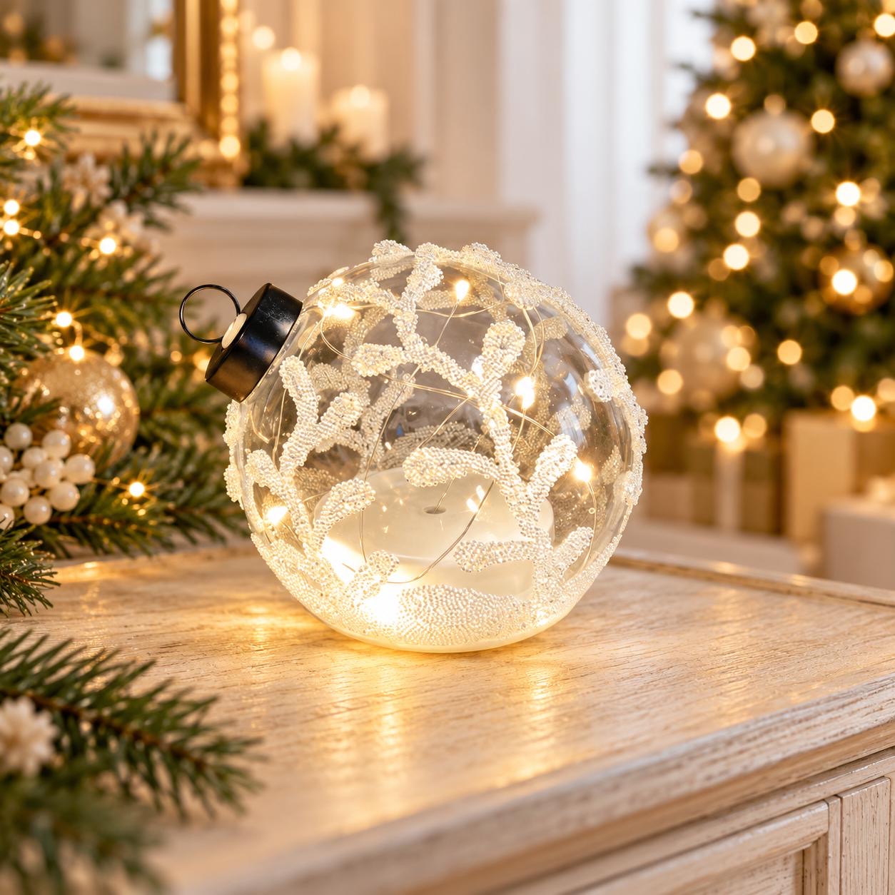 Decorazione luminosa pallina 