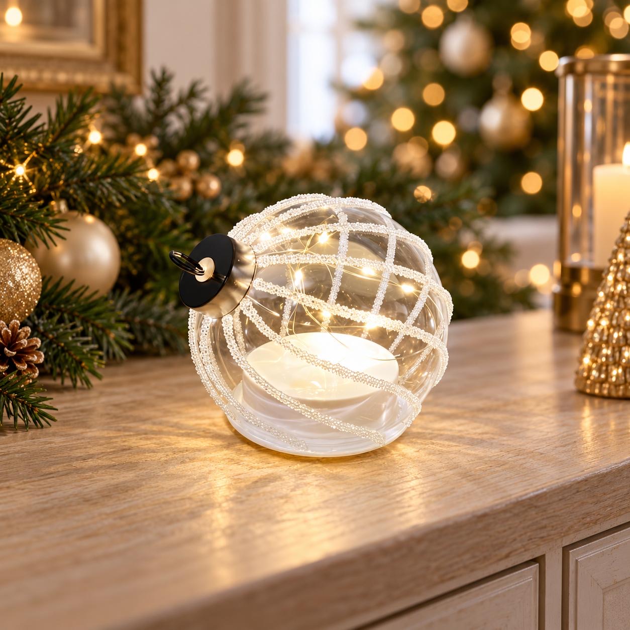 Decorazione luminosa pallina 
