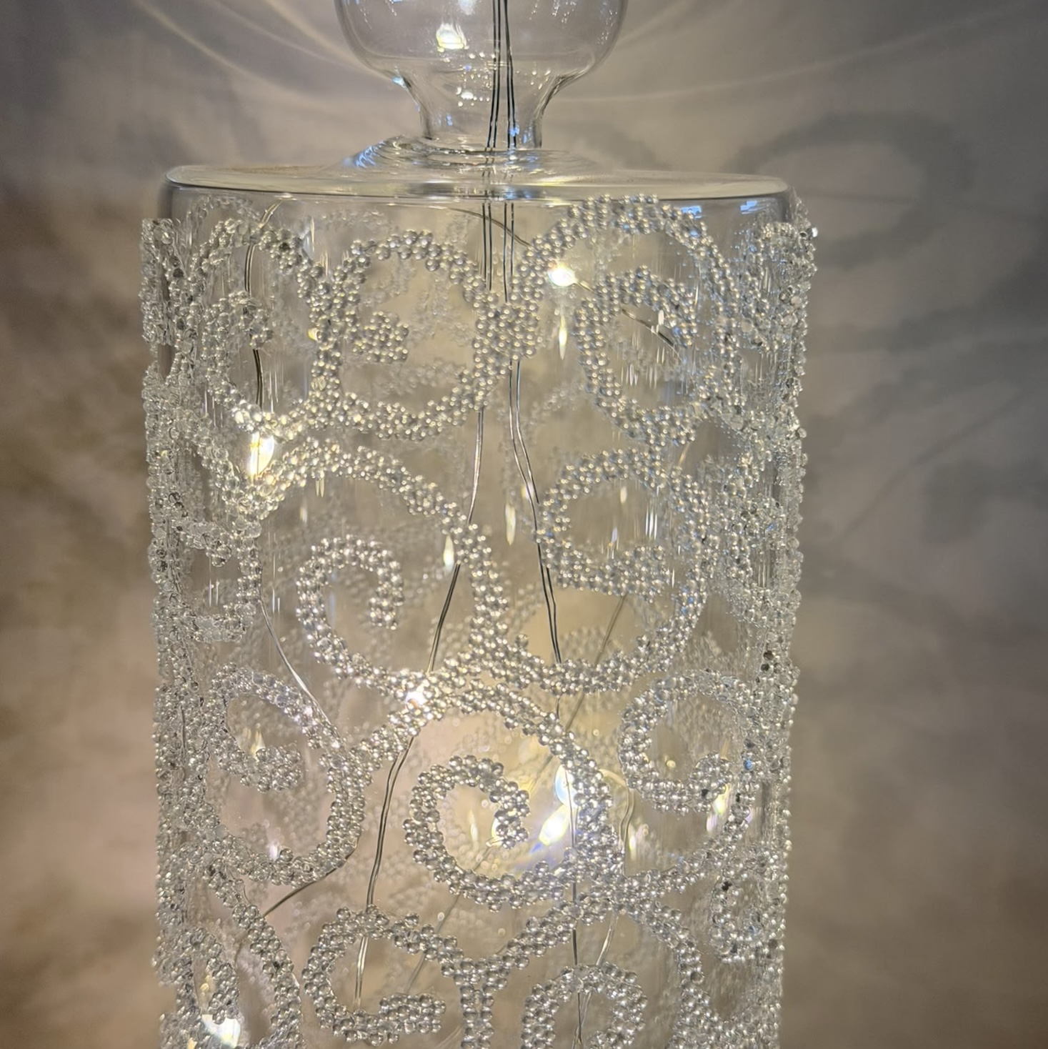 Decorazione luminosa candela 