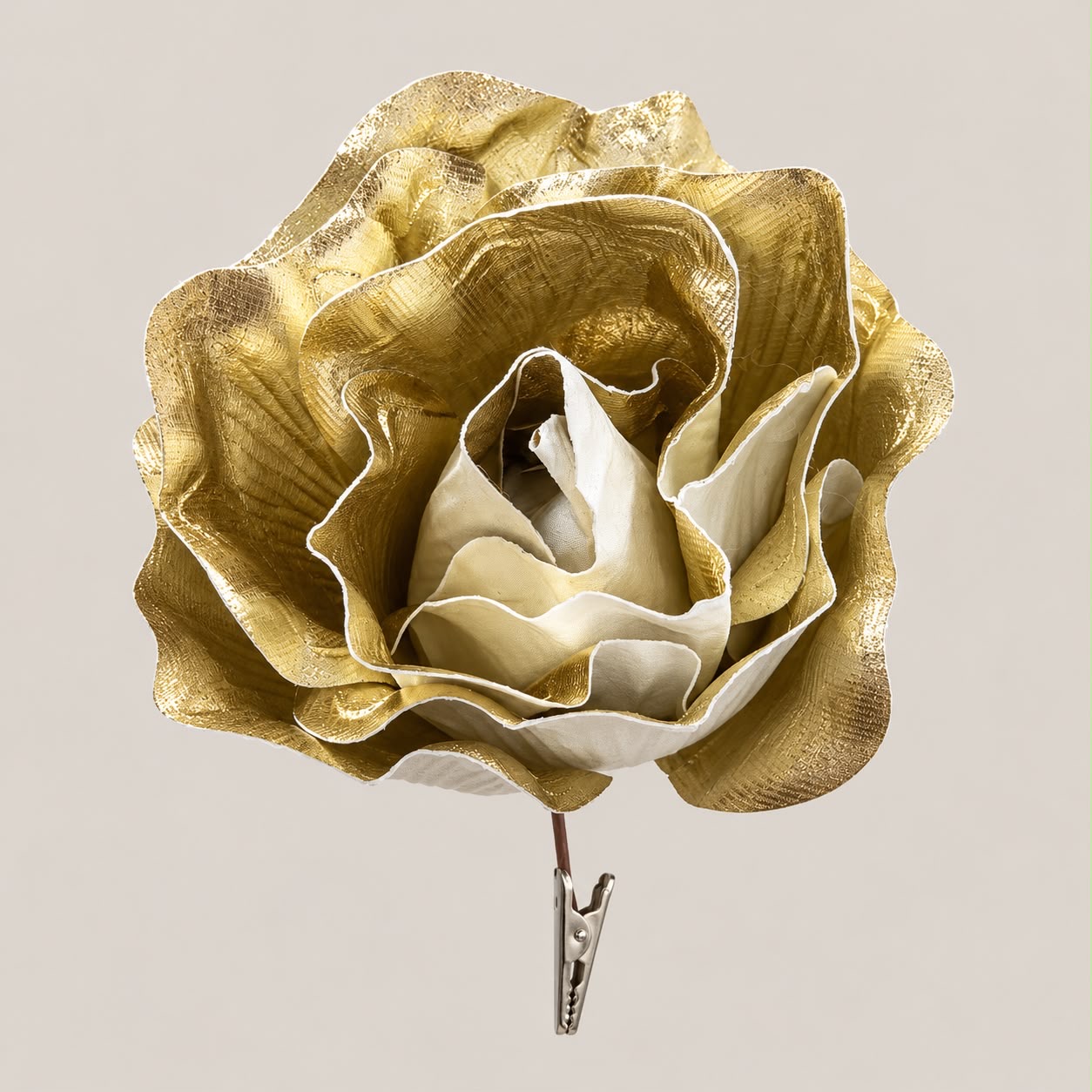 Pick rosa oro con pinza h20